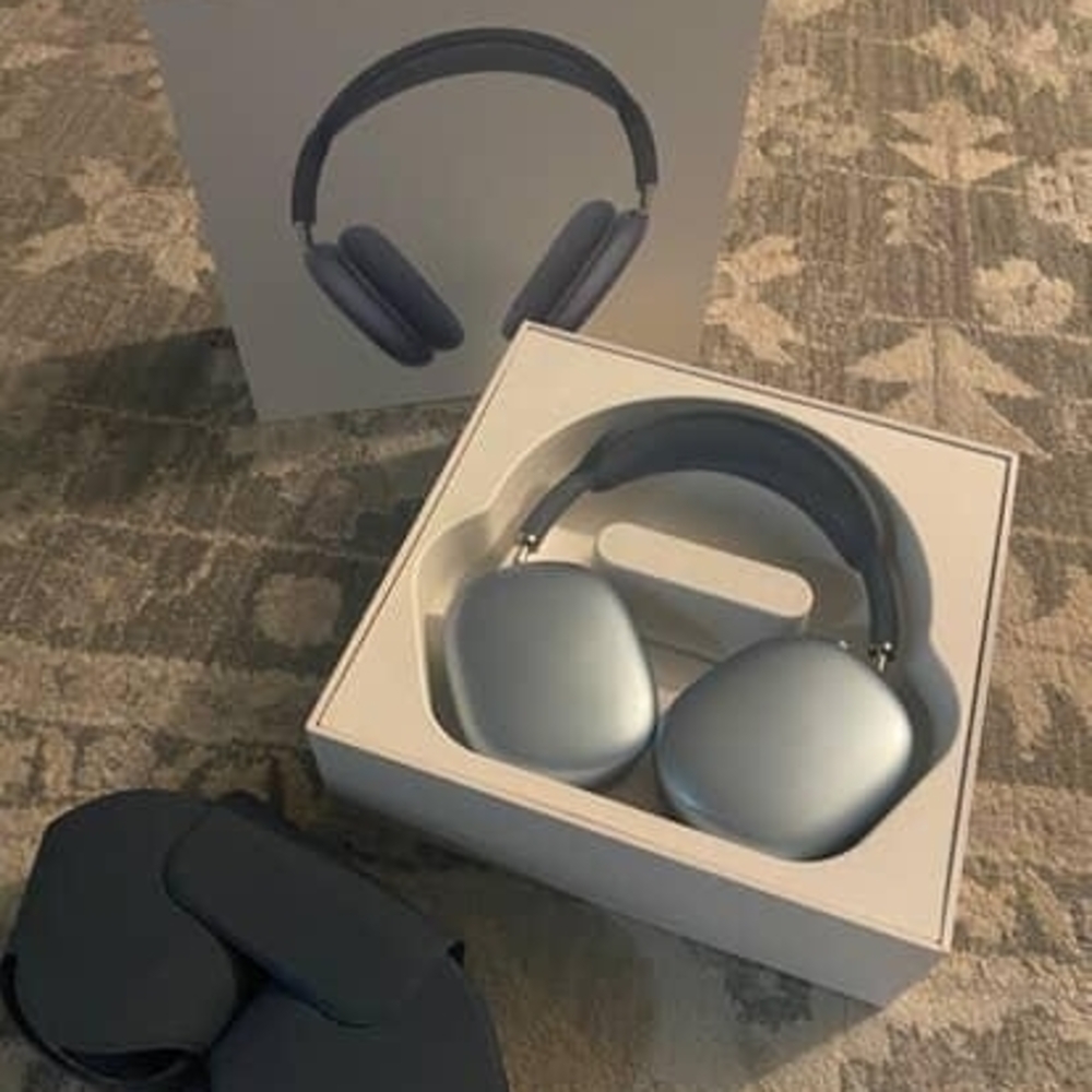 Apple Headphones in Metallic Silver